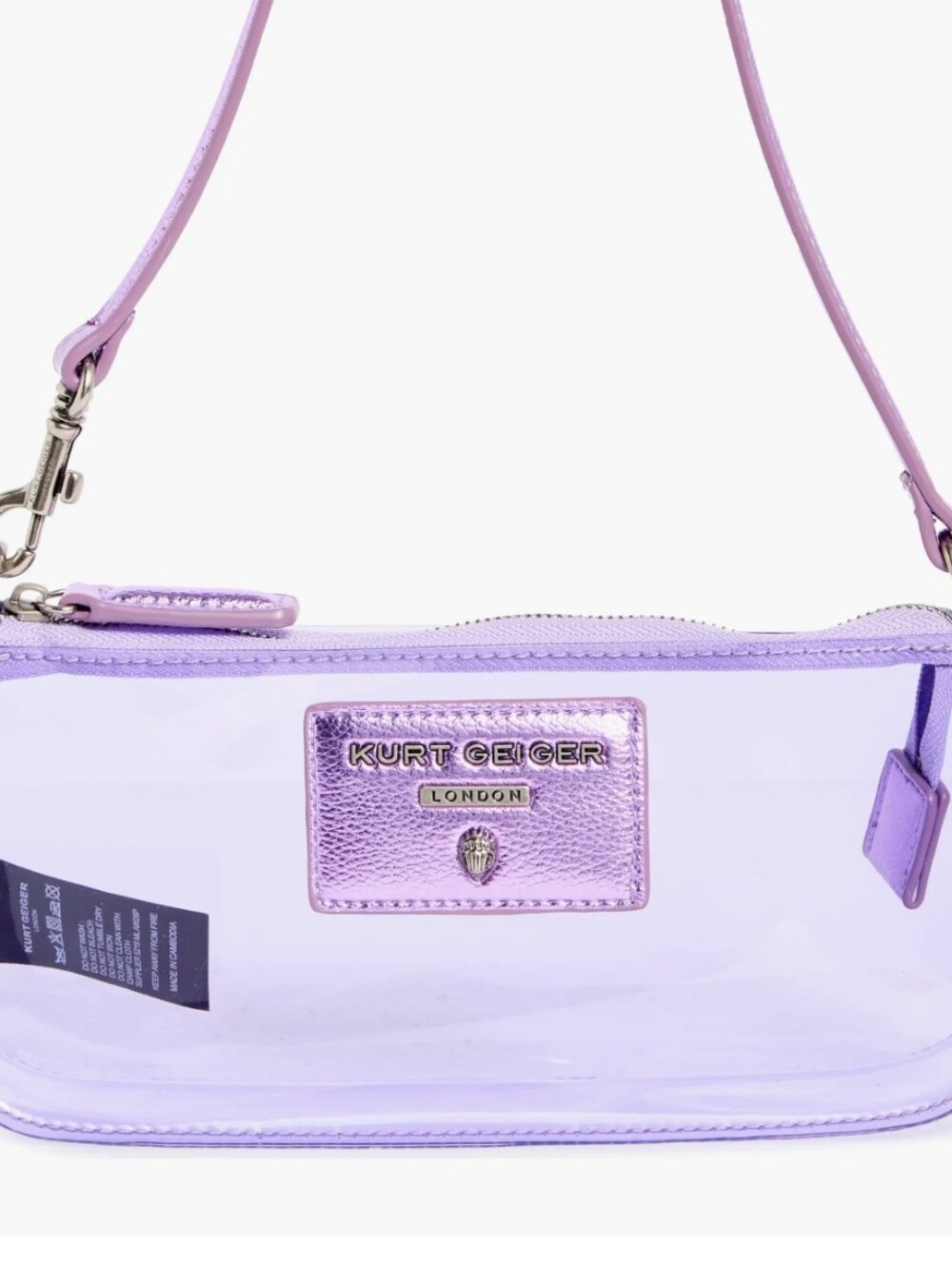 Kurt Geiger Lilac Transparent Mini Shoulder Bag/BNWT